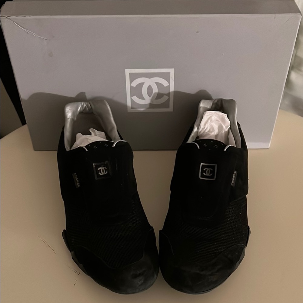 Chanel  Black Sneakers